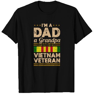 Discover Dad Grandpa Vietnam Veteran Vintage T Shirts