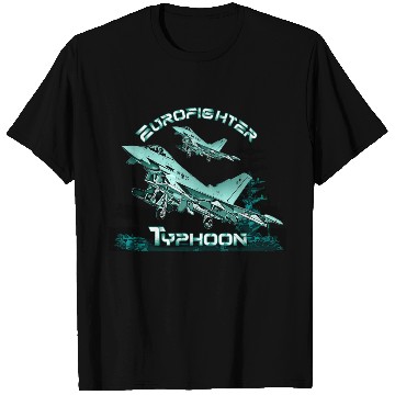 Discover Eurofighter Typhoon fighter jet T Shirts