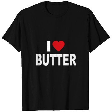Discover I Love Butter I Heart Butter Dairy Cream Funny Gif T Shirts