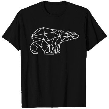 Discover Polar Bear Geometry T Shirts