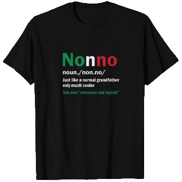 Discover Italy Nonno Grandfather Gift T Shirts