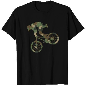 Discover Vintage BMX Bike Racing Camouflage T Shirts