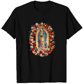 Discover Our Lady Of Guadalupe Mexico Virgin Mary Tilma Pro T Shirts