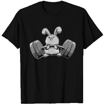 Discover Funny Rabbit Bunny Weight Lifting Gym Workout T Shirts