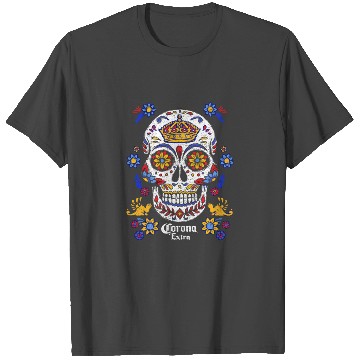 Discover Corona Extra Sugar Skull T Shirts