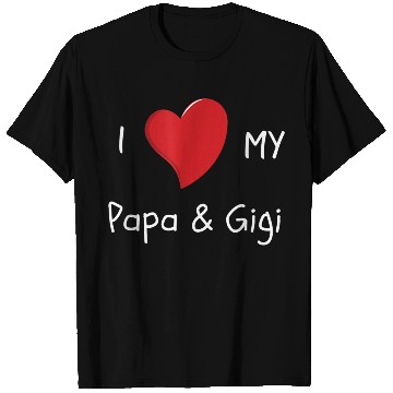 Discover I Love My Papa Gigi T Shirts
