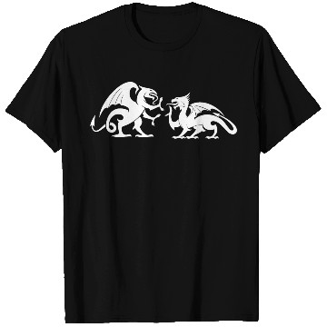 Discover Dragons Fighting Fight Dragon Reptiles Monster T Shirts