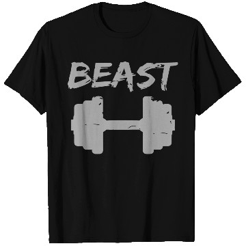 Discover Beast Gym Logo T Shirts