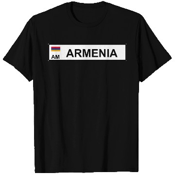 Discover Realistic Armenia License Plate Sticker T Shirts