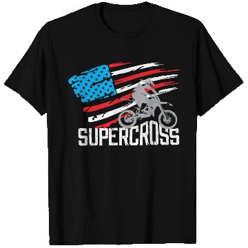 Discover Supercross Motocross Racing Biker T Shirts