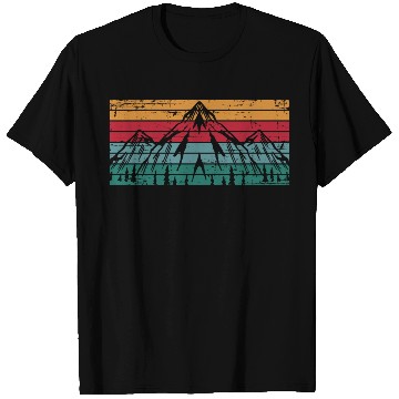 Discover Mountains Mountaineering Hiking T Shirts