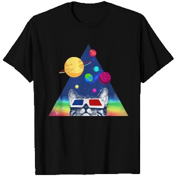 Discover 3D Space Cat T Shirts