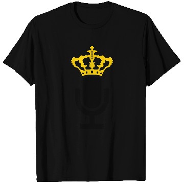 Discover King Microphone Icon T Shirts