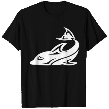 Discover Cool Tattoo Tribal Dolphin Design Vector T Shirts