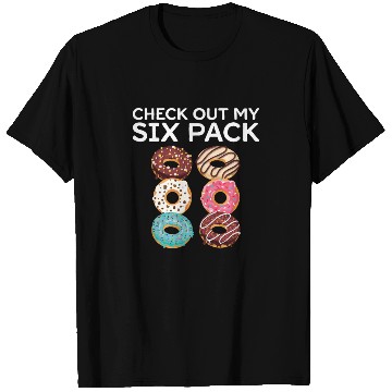 Discover Six Pack Donut Gym Abs Calories Hilarious Gift T Shirts