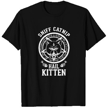 Discover High Cat Sniff Catnip Hail Kitten T Shirts