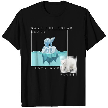 Discover Save the Polar Bears T Shirts