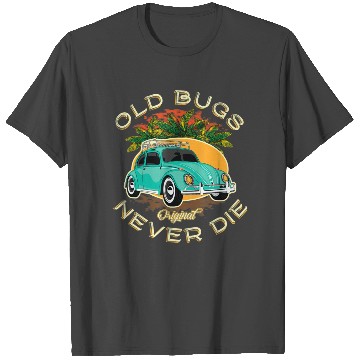 Discover Old Bugs Never Die Summer Retro Vintage Bug Beetle T Shirts