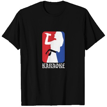 Discover Karaoke Girl Singing Music Microphone Song Gift T Shirts