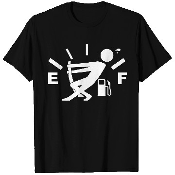 Discover E Squad stick figure empty tank Bright T Shirts