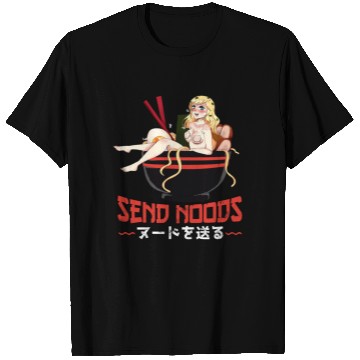 Discover Send Noods Waifu Material Ramen Noodles Gift T Shirts