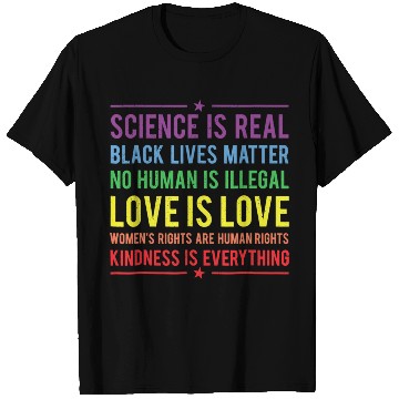 Discover Kindness is EVERYTHING Science is Real T Shirts