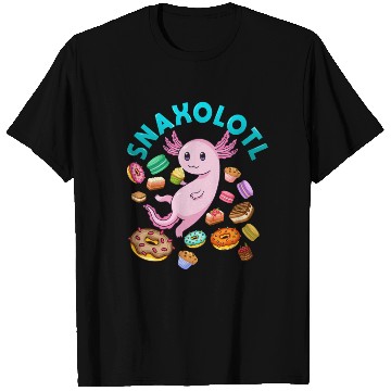 Discover Axolotl Snack Snaxolotl T Shirts