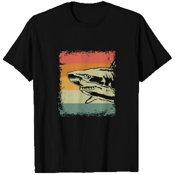 Discover Vintage Shark Gift Idea T Shirts