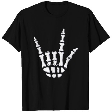 Discover I Love You Sign Language Gift Skeleton Hand Hallow T Shirts