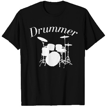Discover Drummer Drums Drumming T Shirts