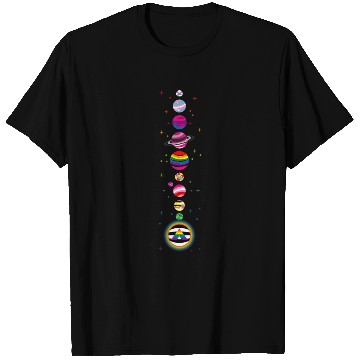 Discover Solar System LGBT T Shirts
