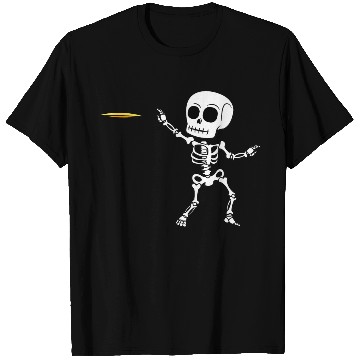 Discover Skeleton Flying Disc Golf Halloween Frisbee T Shirts