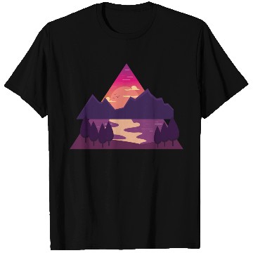 Discover Purple Triangle T Shirts