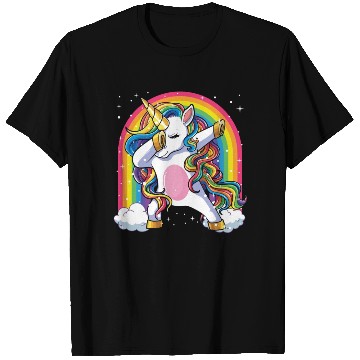Discover Dabbing Unicorn Rainbow Girls Kids Dab Unicorn T Shirts