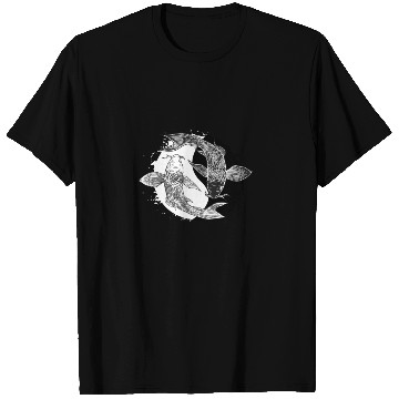 Discover Koi Fish Yin Yang Symbol Harmony Taoism China Gift T Shirts