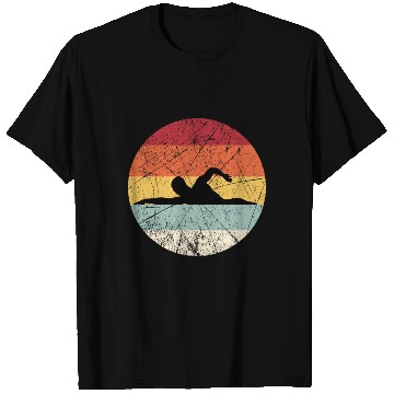 Discover Vintage Swim Crawl Retro Swimming Gift Front Crawl T Shirts