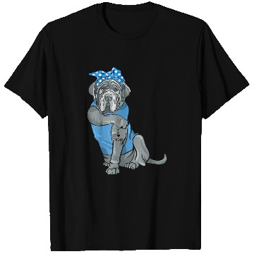 Discover Neapolitan Mastiff Dog Tattoo I Love Mom T Shirts