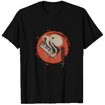 Discover Japanese Analog Synthesizer Octopus Synth Music T Shirts