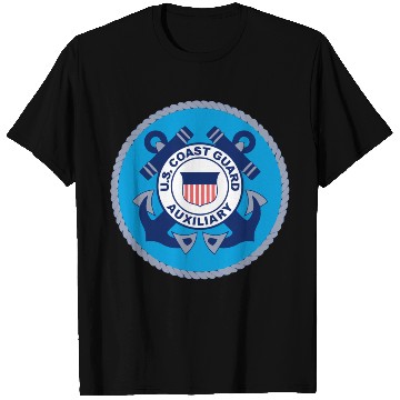 Discover Us Coast Guard Auxiliary Homeland Security Patch T Shirts