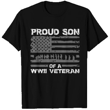 Discover Proud Son Of A Wwii Veteran T Shirts For Men