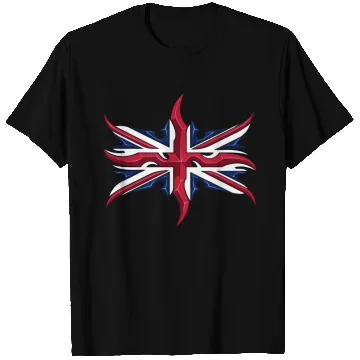 Discover Union Jack British Flag Resistance Style T Shirts