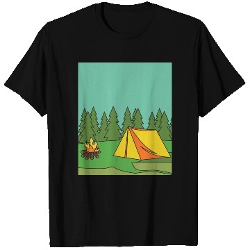 Discover Camping Nature Vintage T Shirts