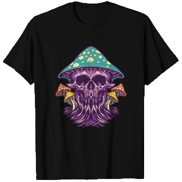 Discover Skull Mushroom Garden T Shirts