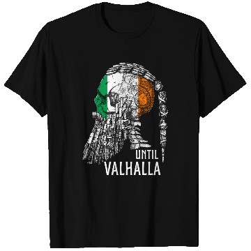 Discover Until Valhalla, Vikings, Viking irish Flag T Shirts