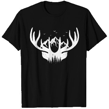Discover Deer hunting hunter antler deer hunter forest T Shirts