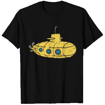 Discover Us Navy Yellow Cartoon Submarine Cute Submariner B T Shirts