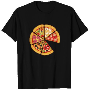 Discover Pizza and Slice Dad and Son Matching T Shirts