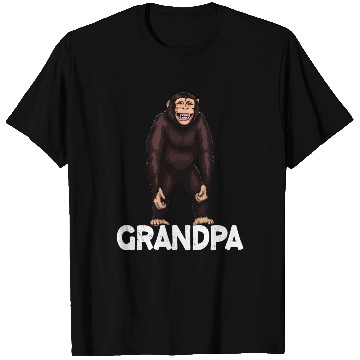 Discover Monkey Grandpa Chimpanzee T Shirts