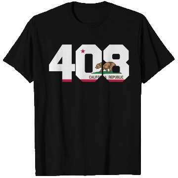 Discover Area Code 408 San Jose California T Shirts