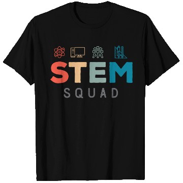 Discover Stem Squad Science Technology Engineering Mathemat T Shirts